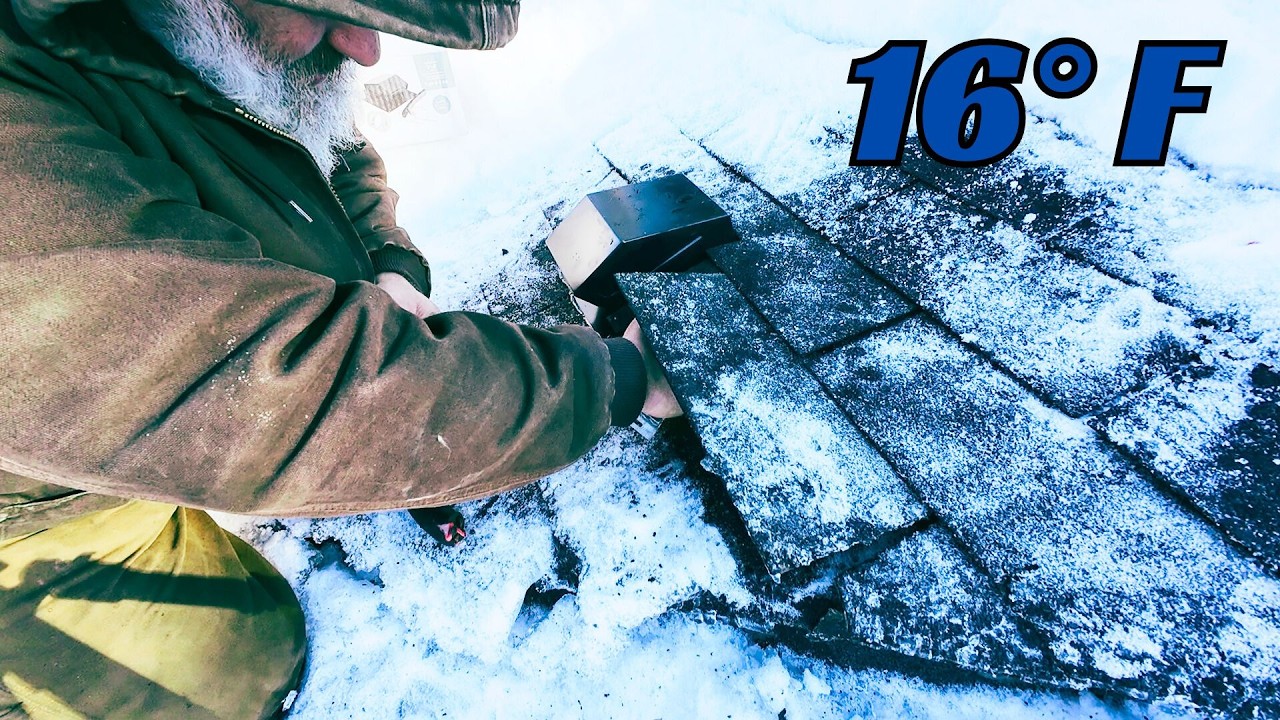 Bathroom Fan Roof Vent Installation ⛄❄️