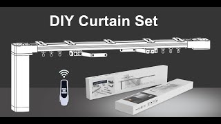 Tuya Smart DIY Electric Curtain Track Kit Installation Video