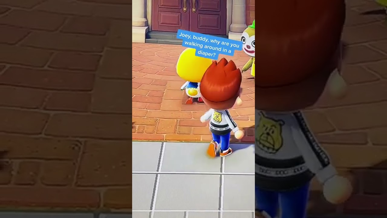 Animal Crossing: New Horizons Villager in Diapers's Banner