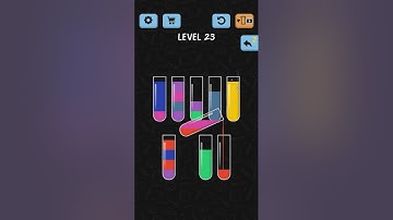 Water Color Sort - level 23 || Android Gameplay