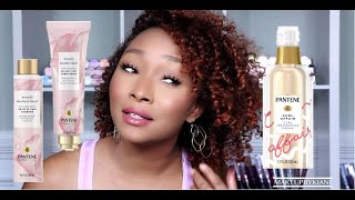 $20 Drugstore Curly Hair Routine | Pantene Complete Curl Care Line| MakeUPbyKiani