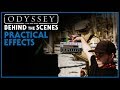 Odyssey behind the scenes stunts and practical effects