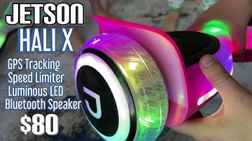 Jetson Hali X Luminous Extreme Terrain Dynamic Bluetooth Speakers Hoverboard
