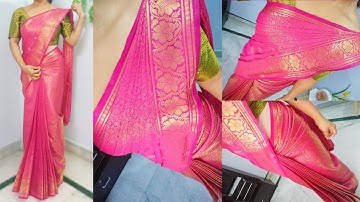 How to wear Pre-Pleated Saree | pre pleated saree draping | how to drape pre pleated saree