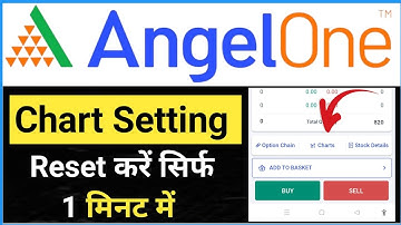 How to reset chart in angel broking || Angle One Chart Setting Reset || Chart Setting Reset✅