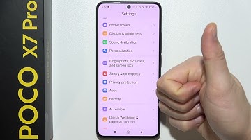 POCO X7 Pro: Disable Emergency SOS Call