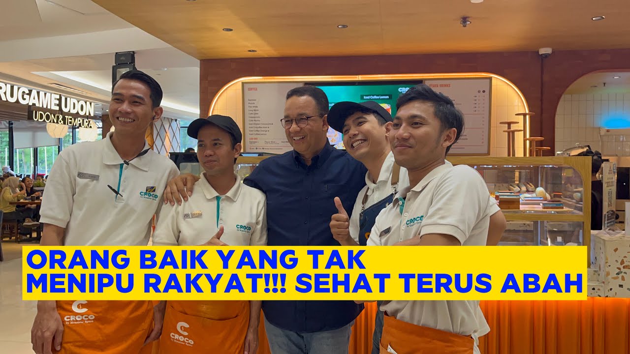 ABAH ANIES BIKIN ANTRE FOTO DI FX SUDIRMAN