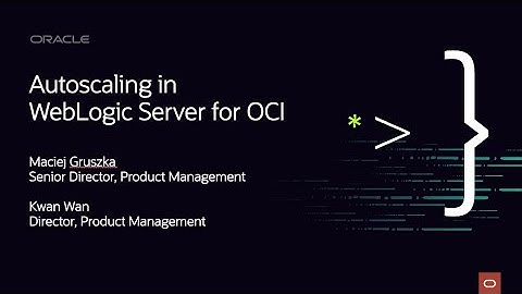 Autoscaling in WebLogic Server for OCI