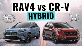 2023 Toyota RAV4 Hybrid VS Honda CR-V Hybrid || Which Hybrid SUV Should You Buy?