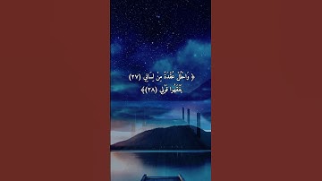 ﴿قَالَ رَبِّ اشْرَحْ لِي صَدْرِي (٢٥) وَيَسِّرْ لِي أَمْرِي (٢٦)﴾[سورة طه]القارئ أحمد خضر🤍🥺