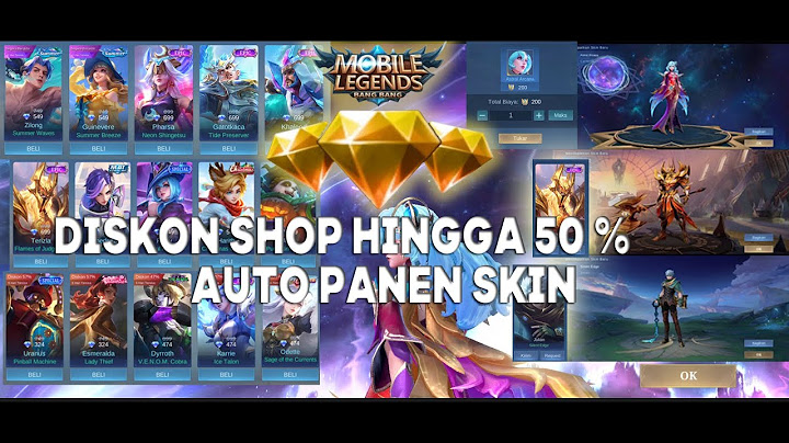 DISKON SHOP DIAMOND KUNING HINGGA 50% DIJAMIN DAPAT SKIN EPIC SEHARGA 1DM | EVENT DIAMOND MLBB