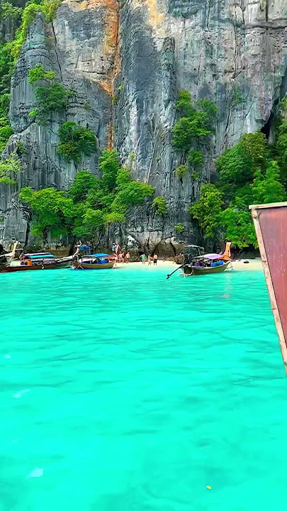 Koh Phi Phi 🏝️ Krabi , Thailand 🇹🇭 #thailand #travel #vacation #boat #trip #beach #islandlife