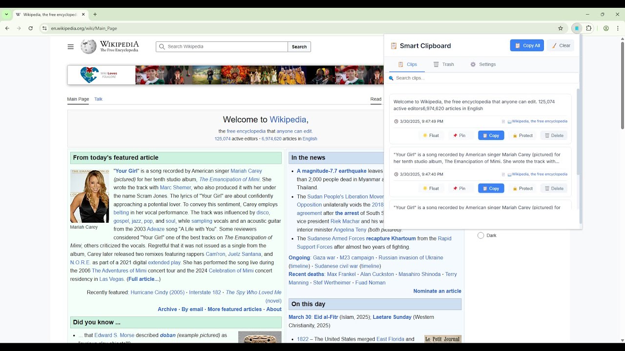 Smart Clipboard Manager: Advanced Copy & Paste History Tool (Tutorial ...