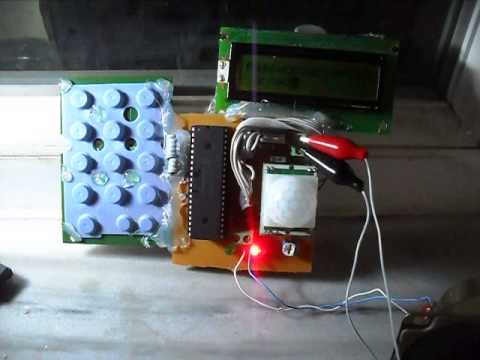 simple alarm circuit 16f877a