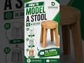 3D Stool Modeling & Assembly | SketchUp Furniture Design #shots