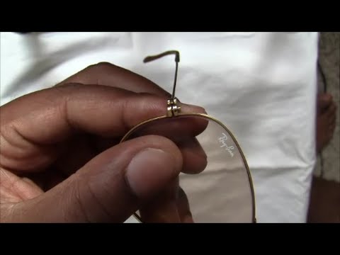 how-to-remove-&-replace-lens-from-vintage-ray-ban-aviator-sunglasses