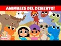 En El Desierto 🐫 🐍🦅 Camello, serpiente, águila, correcaminos | HiDino Canciones Para Niños