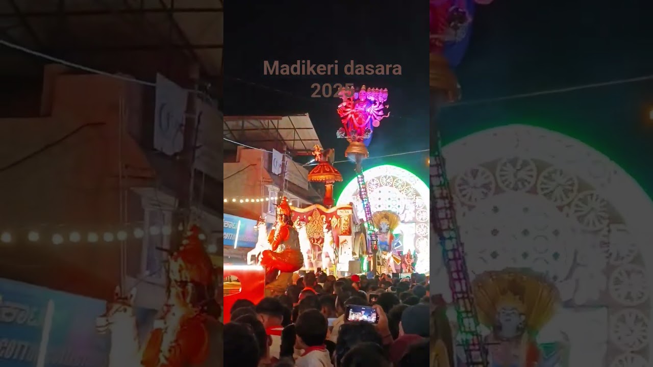 Madikeri dasara 2025 major Highlights 🔥 ✨️ ❇️ 