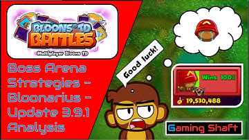Bloons TD Battles - Boss Arena Strategies - Bloonarius Swamp - Awesome Game - Update 3.9.1 Analysis