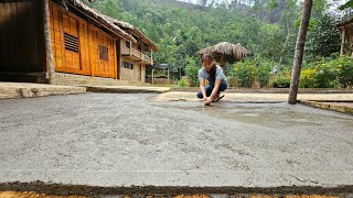 How to make your own concrete floor | Harvest bitter melon goes to market sell