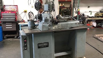 Hardinge DV-59 Super Precision Turret Lathe Variable Speed 220V 3 Phase