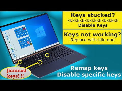 Fix stuck / jammed Keys on keyboard |  Keyboard key auto pressing | laptop key not working