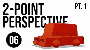 Drawing Primitive Forms From Imagination 06 - understanding 2-point perspective - pt.1
