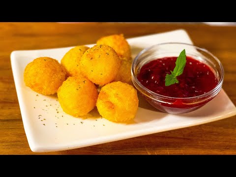Cheese balls with lingonberry sauce like in a restaurant | I cook twice a week