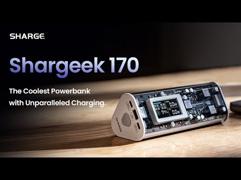 Shargeek 170: Coolest Powerbank with Unparalleled Charging.