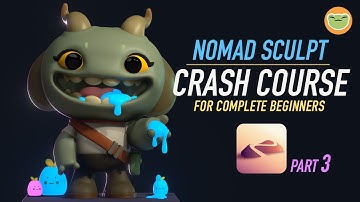 Nomad Sculpt Crash Course for Complete Beginners |  Lighting & Coloring