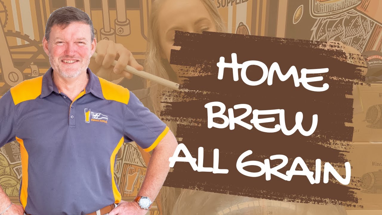 All Grain Home Brew Recipe. How to home brew. YouTube