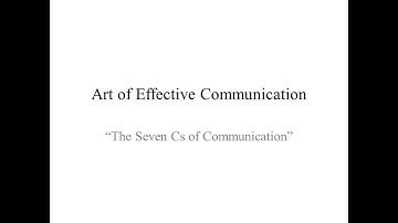 1004 "The Seven Cs of Communication"(Art of Effective Communication)by Nandini Singh GPCDungarpur