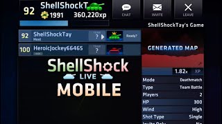 ShellShock Live | Mobile Version - Facing a Level 100 Friend
