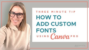 Adding Custom Fonts to Canva Pro