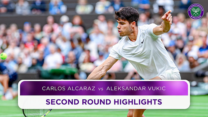 Emphatic from Alcaraz | Carlos Alcaraz vs Aleksandar Vukic | Highlights | Wimbledon 2024