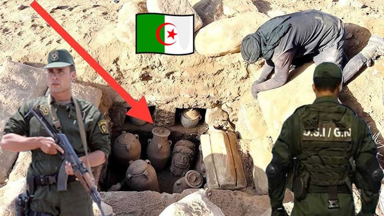 الجزائر تيز وزو أراد إصلاح منزل أمه القديم بعدما توفيت بمدة طويلة و لما بدأ في الأشغال كانت المفاجأة