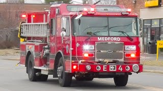 Medford, MA Fire Department *New* Engine 4 Responding