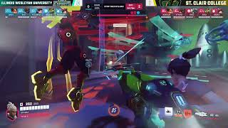 Overwatch Collegiate Championship | Swiss Rounds | Illinois Wesleyan University vs St. Clair College