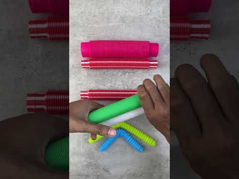 Pop-Tube Echo Sounds in a Large Room ASMR #asmr #poptubesounds #diy #satisfyingvideos