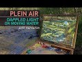 Plein Air Painting Dappled Light on Moving Water