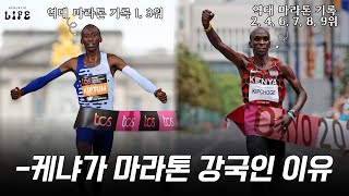 🏃🏾케냐 선수들이 마라톤을 압도적으로 잘 뛰는 이유