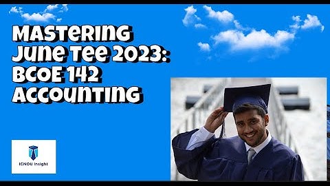 JUNE TEE 2023 SOLUTION OF BCOE 142 MANAGEMENT ACCOUNTINg