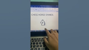 Make a Symbol of Chess horse in MS Word😱 100 #viral #shorts #tricks #msword #top #motivation
