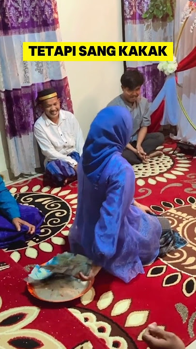 tradisi unik ketika adik melangkahi kakak nya menikah duluan ‼️#tradisi #unik #nikah #adikkakak