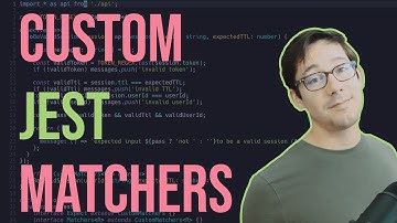 Building your own custom jest matchers