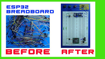 How to build a breadboard for ESP32 or ESP12-F or the Arduino Nano or other micro controllers