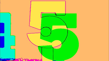 LEARNING NUMBER 5 SPARTA PITCH & 5COLOR BALLS INSPIRED BY COLOR INVERTION EFFECTS 