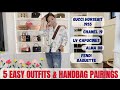5 OUTFITS TO REPEAT, STYLED W/ HANDBAGS | SPRING 2024 | ft. GUCCI, CHANEL, LOUIS VUITTON & FENDI 🌟