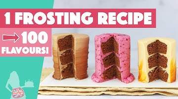 1 Frosting Recipe for 100s of Flavours!