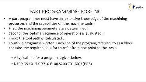 Introduction to Part Programming - Design to Manufacturing - CAD/CAM/CAE